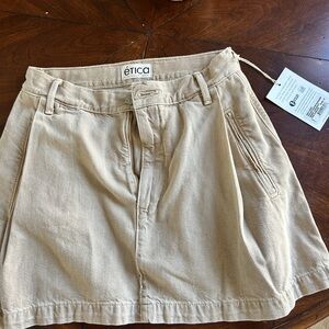 Ética Tan Mini Skirt